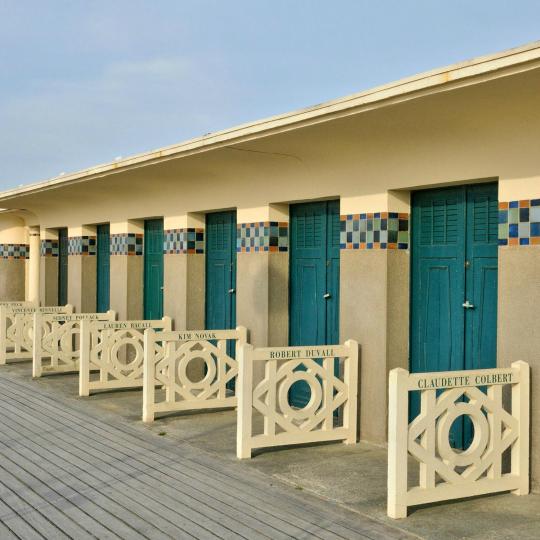 Deauville's boardwalk