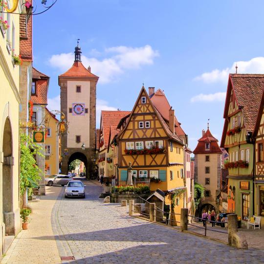 Die Altstadt von Rothenburg