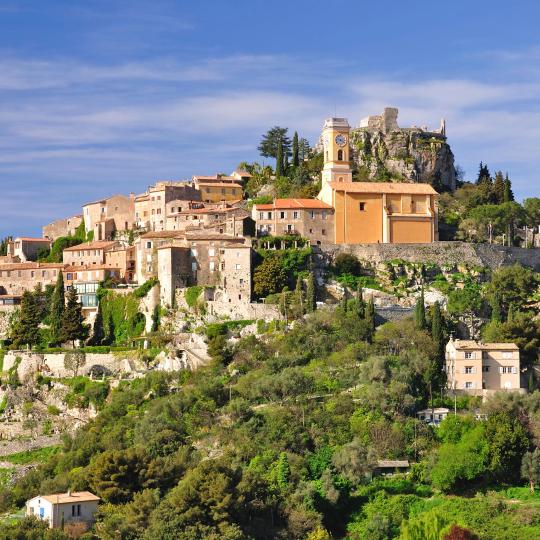 The medieval village of Èze