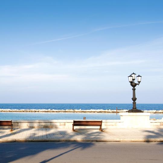 Bari's old town and seafront