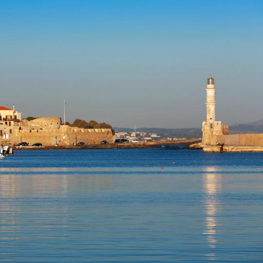 El centro histórico y el puerto de Chania