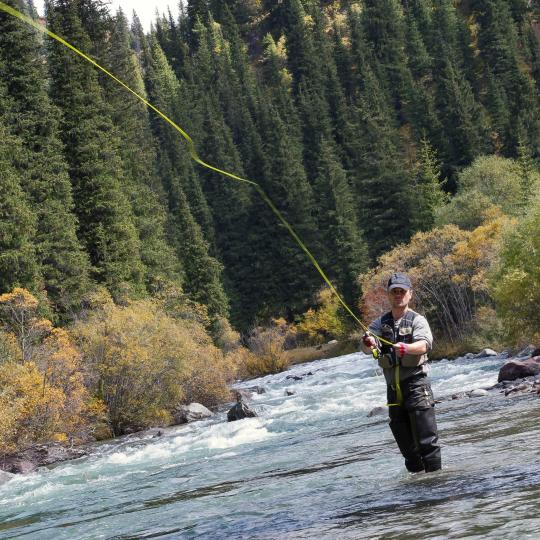 Trout fishing