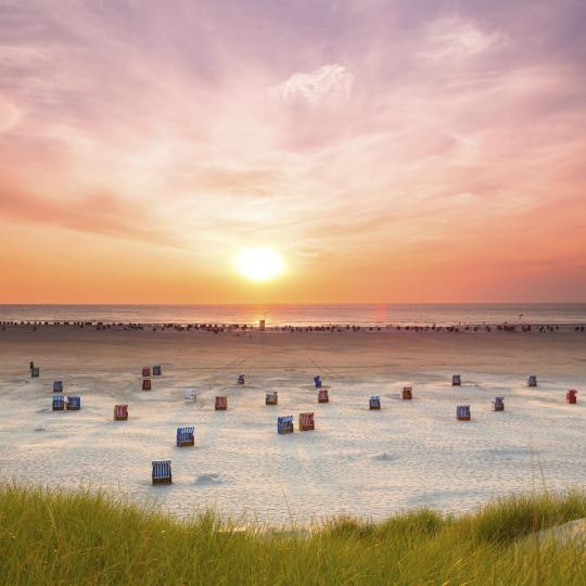 Place au farniente sur les îles frisonnes septentrionales