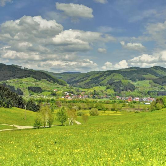 A pie o en bici por el gran Valle de Gutach