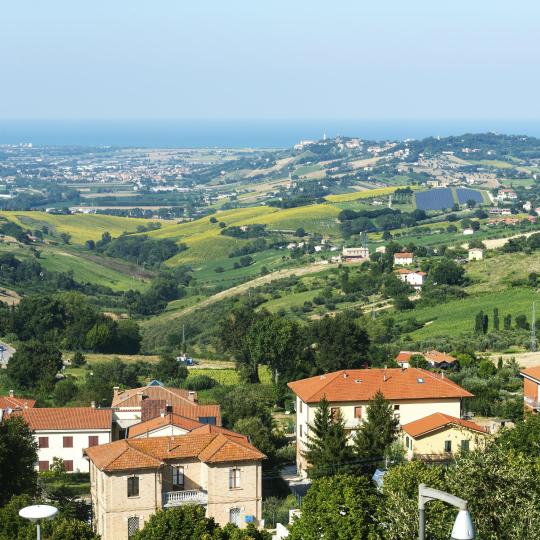 Recanati: il colle dell'infinito e un panorama da poesia