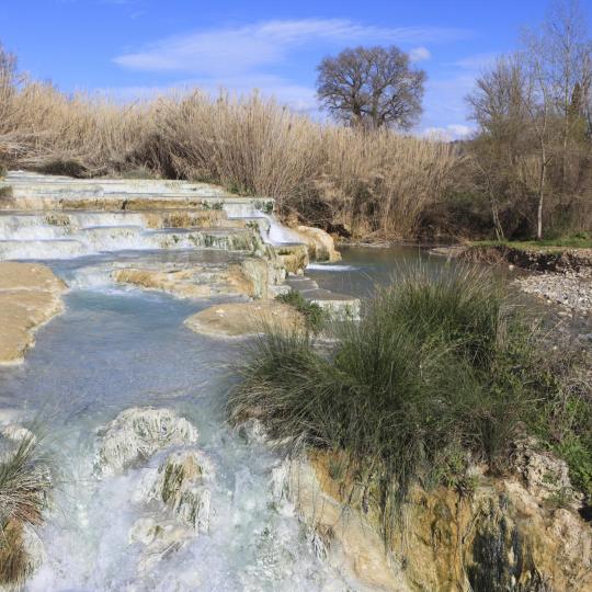 Nascentes de água quente de Saturnia, com acesso gratuito