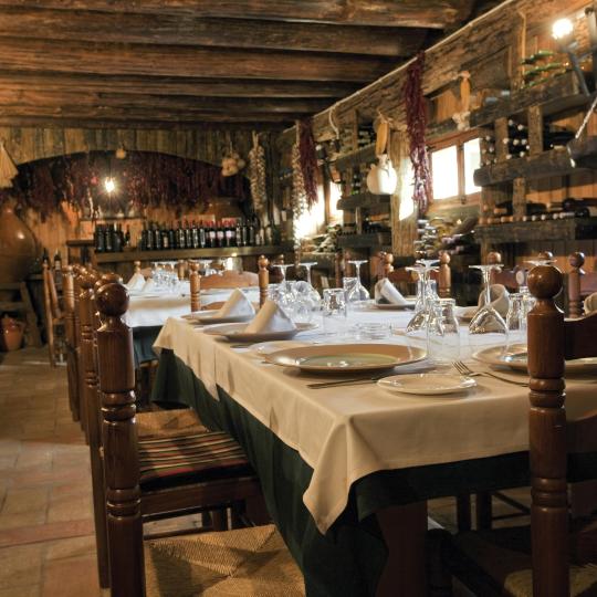 Traditional 'bordas' mountain restaurants