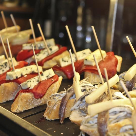 Tapas in Alcalá de Henares