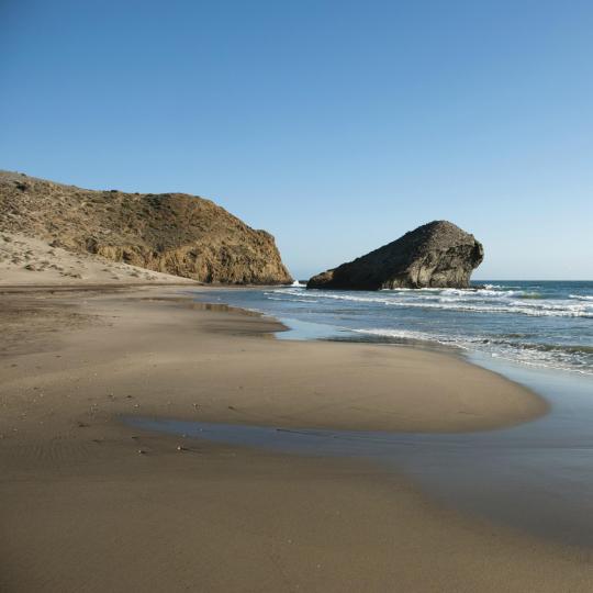 Playa de Mónsul en el Cabo de Gata