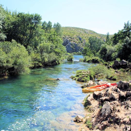 Rafting y piragüismo en el río Zrmanja