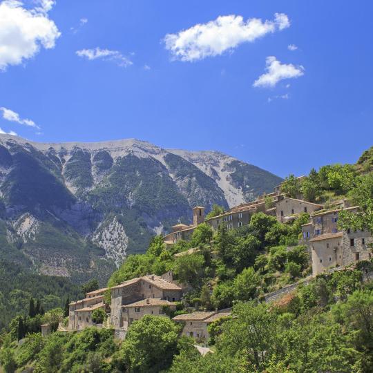 Senderismo en las montañas del Luberon