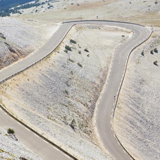 Climbing Mont Ventoux