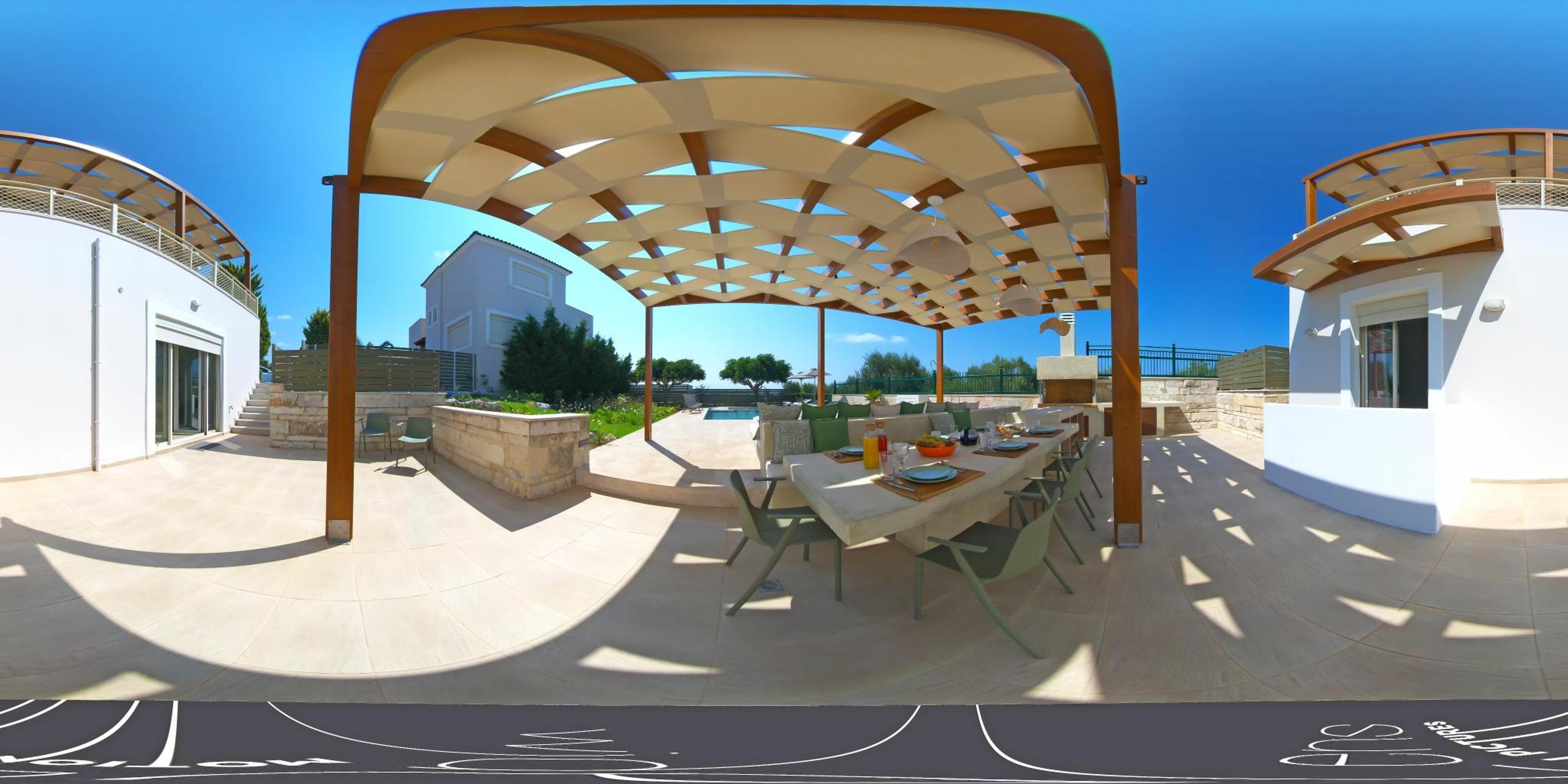 Estella Villa with Pool, Children Area, BBQ & Magnificent Views