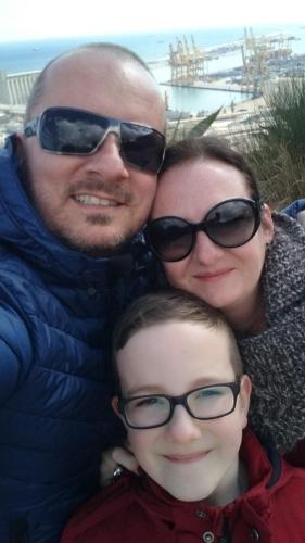 Zsolt and his family