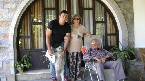 Family Aspradakis. Nikos , Irene and Emmanuel