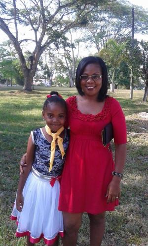 Cárren and daughter Jamilah