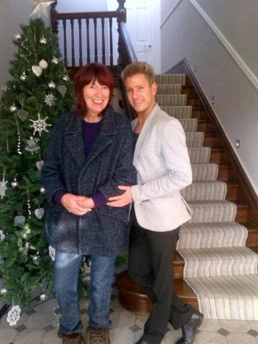 Josh with Janet Street Porter