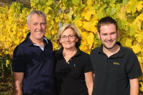 Familie Adamy Wolfgang, Johanna und der Jungwinzer Marco