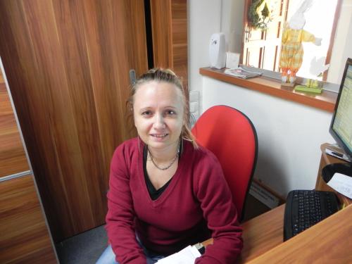 Petra Chlupová, recepční
