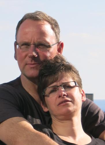 Hausherren Sven und Silvia