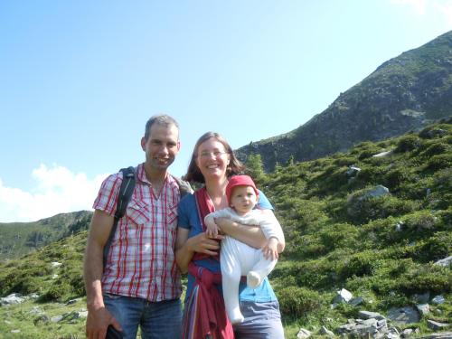 Markus Oberrauch und Familie