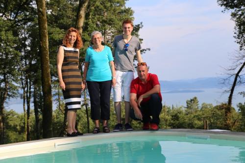 Sandra, Jeroen, Mauro en Marijke (Maria)