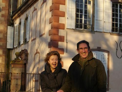 baron and baroness Grouvel are the proprietors of the castle