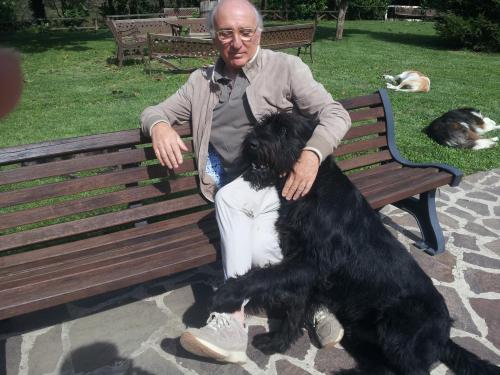 Paolo Ricciardelli ed il cane Ciro