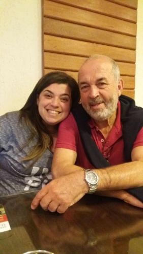 Eu, José Luiz e Priscila, minha filha