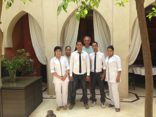 Michel et son staff