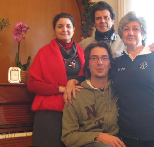 Daniela, Romolo, Francesca and Matteo