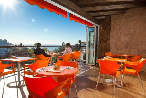 Terraza desayunos.