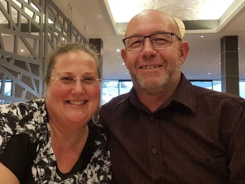 Your hosts Wendy & Barry Hazeldine