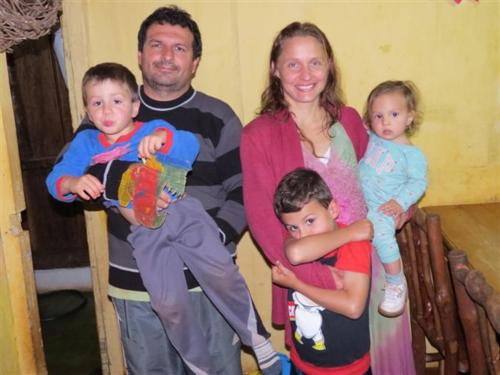 Adriana y familia