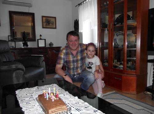 Mr. Mavrovic, owner with his granddaughter