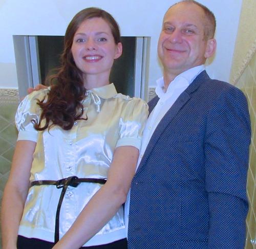 Die Besitzer Jurij und Irina Akulov