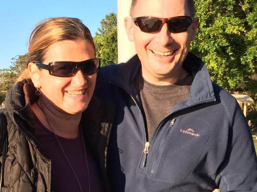 Liz and Nathan Burrage