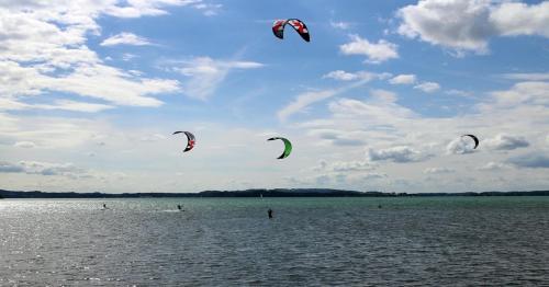 Kite sulla laguna
