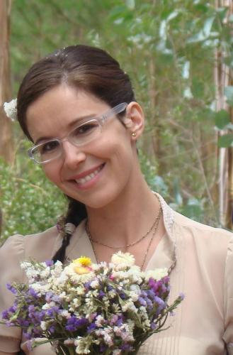 Catarina Andrade,a pessoa que vai receber os hóspedes.