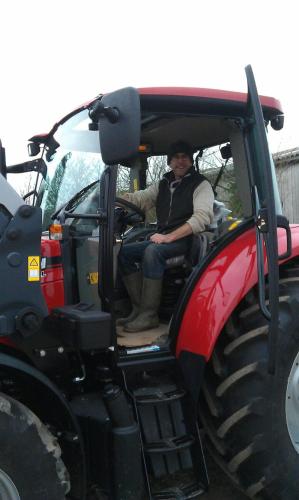 Nigel and his new toy!