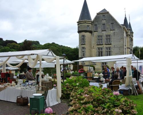 Uitzicht op kasteel